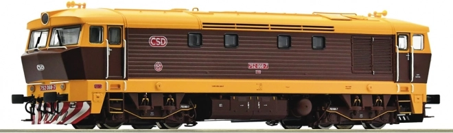 Roco dieselová lokomotíva ČSD/ČD Bardotka 752 068-7 H0