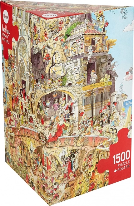 Heye puzzle nebo a peklo 1500 dielikov