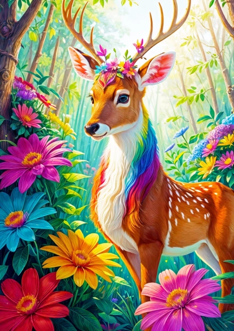 Uži si Puzzle Kúzelný Jeleň 1000 Dielov