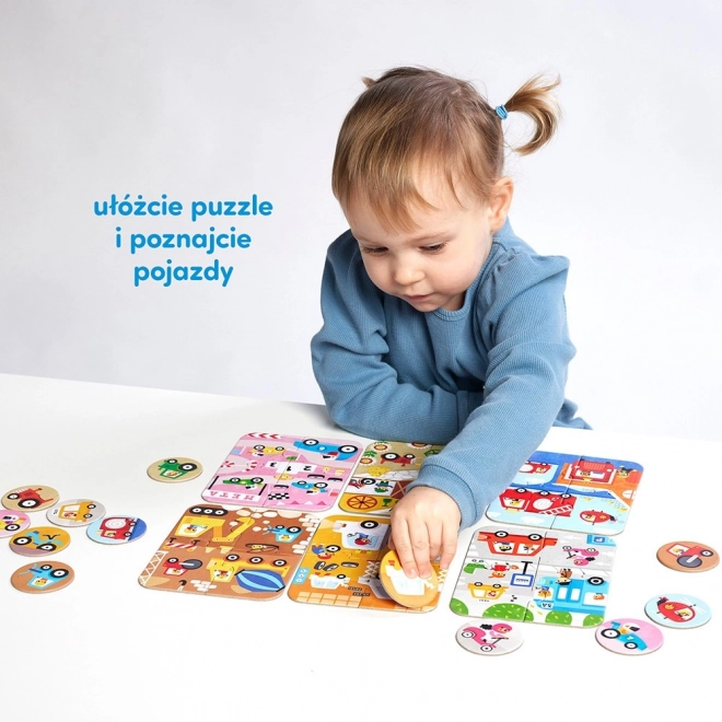 Puzzle Autá Malé a Veľké