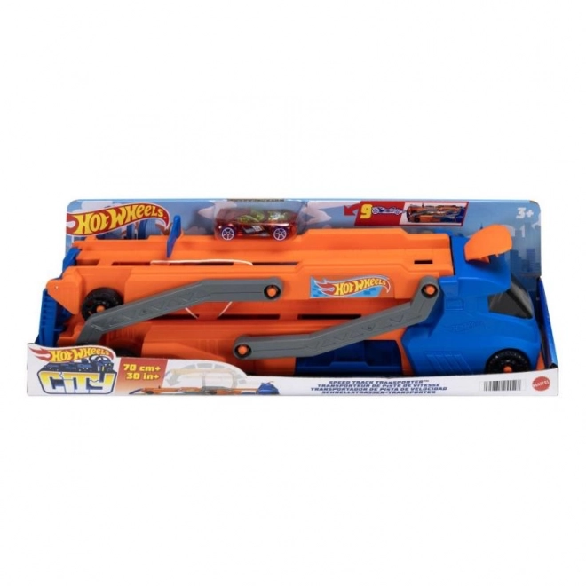 Ťahač Hot Wheels s odpaľovačom