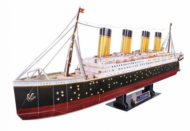 3D puzzle Titanic s LED osvetlením