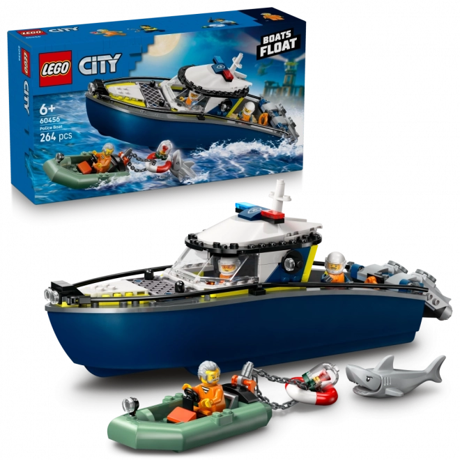 LEGO City Naháňačka v policajnej lodi