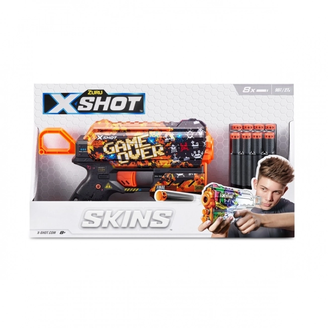 Zuru X-Shot Wyrzutňa Skins Flux (8 Šípok)