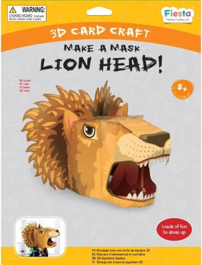 Fiesta Crafts kreatívna sada 3D maska Lev