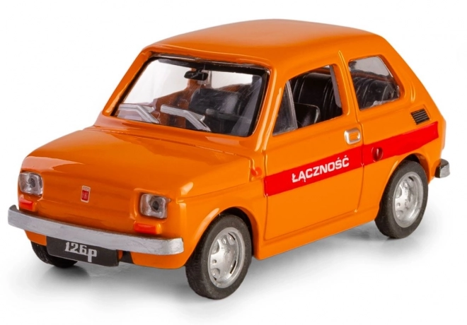 Model auta Fiat 126p die-cast kovový 1:43