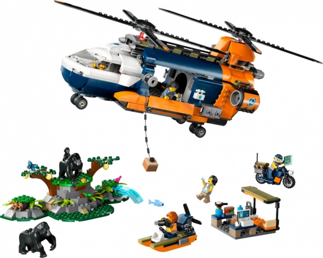 Dvojrotorová helikoptéra s funkčným navijakom