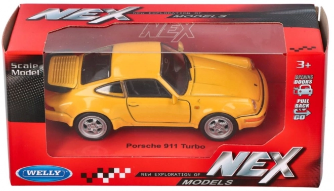 Kovový model Porsche 911 Turbo v mierke 1:36