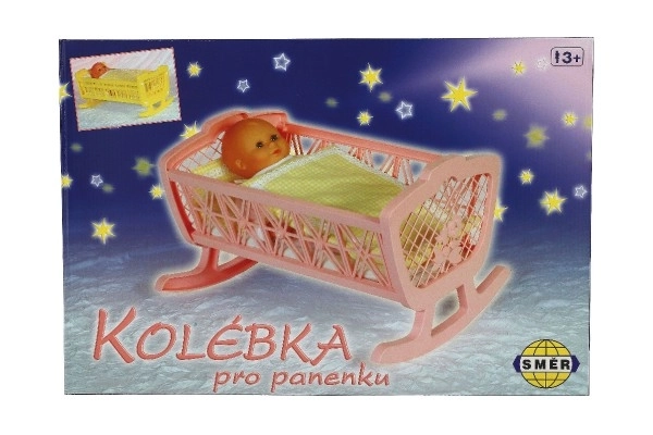 Plastová postieľka pre bábiky