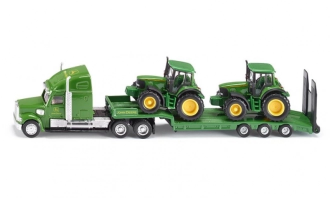 Siku Farmer Tahač s Traktormi John Deere 1:87