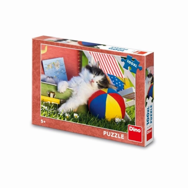 Kotě odpočívá 100 XL Puzzle