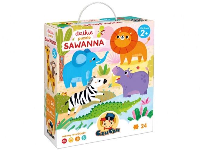 CzuCzu divoké puzzle Sawanna