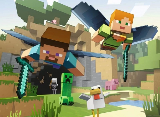 Minecraft puzzle 200 dielikov