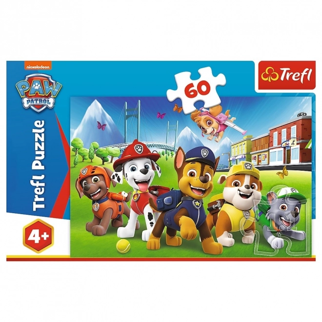 Puzzle 60 dielikov Na čistinke Paw Patrol