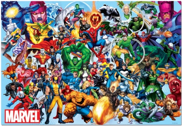 Puzzle Hrdinovia MARVEL 1000 dielikov
