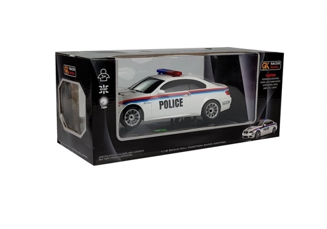 Zábavné Policajné Auto na Diaľkové Ovládanie 1:18