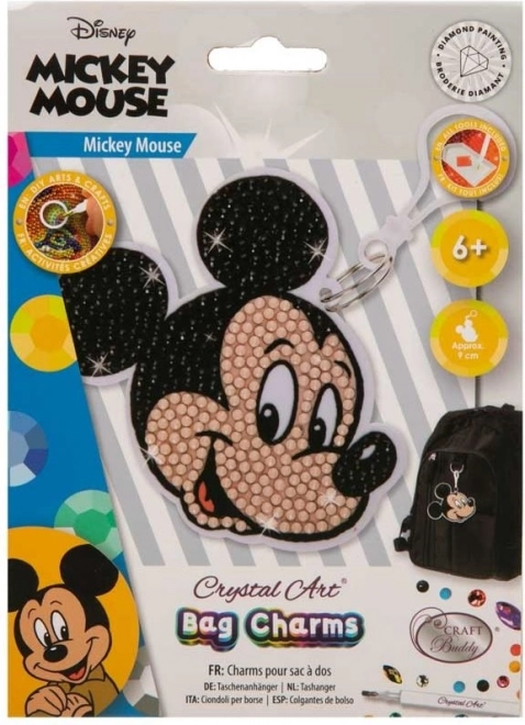 Crystal Art prívesok Mickey Mouse