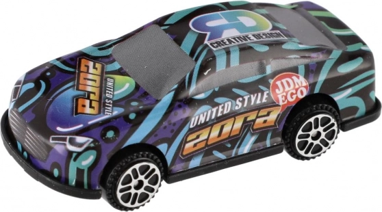 Mini pretekárske auto 6 cm mix farieb