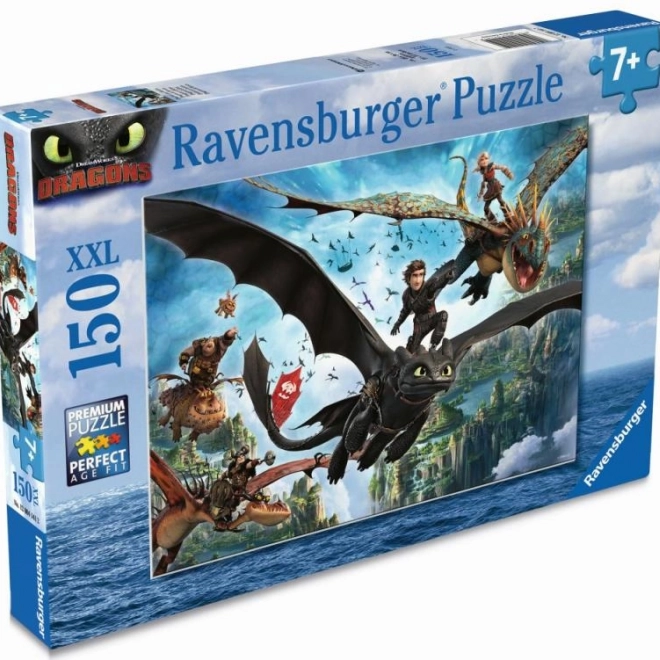 Puzzle Ako vycvičiť draka 150 dielikov