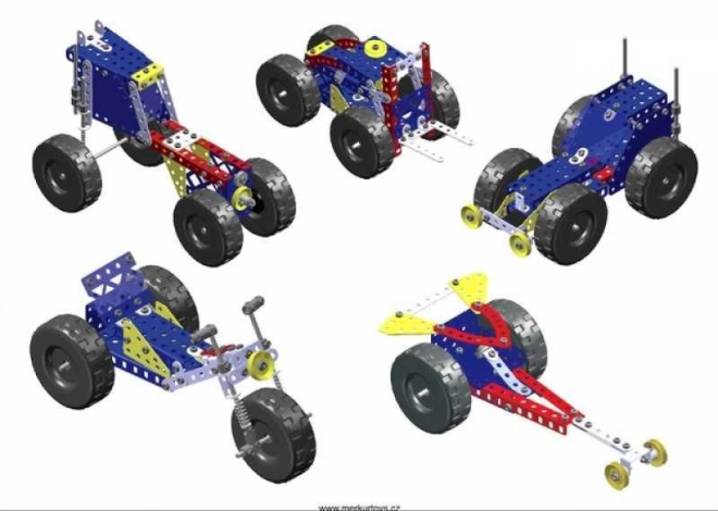 Súprava vozidiel Merkur 1.1 - 240 dielikov