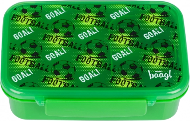 Baagl desiatový box Futbal s priehradkami