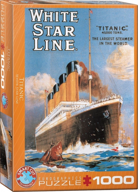 Puzzle Plagát Titanic 1000 dielikov