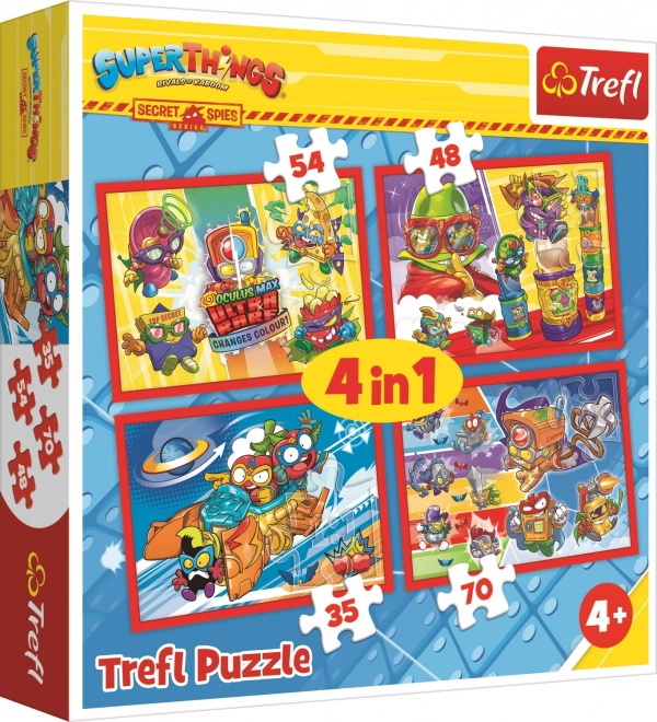 Puzzle Tajní špióni 4v1