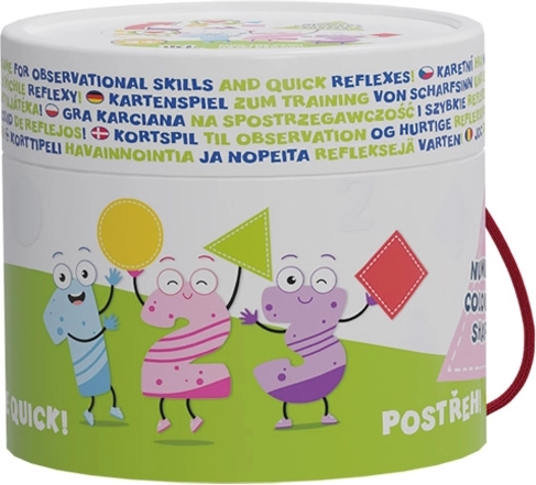 Hra Pozornosť Čísla, Farby a Tvary