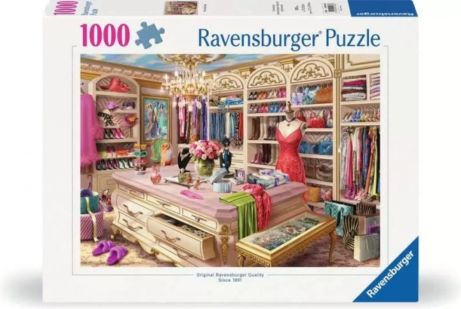 Ravensburger puzzle očarujúci šatník 1000 dielikov