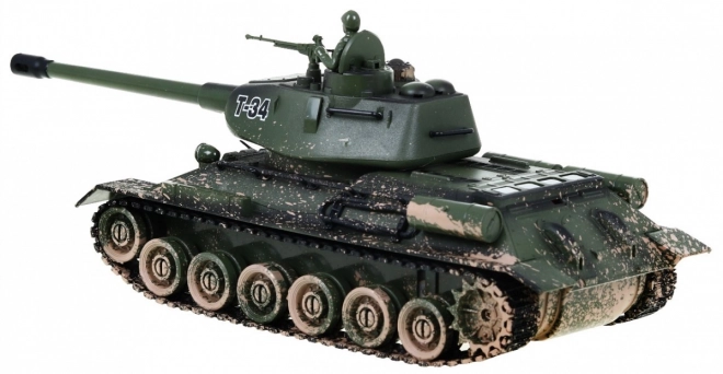 Zábavný RC tank T-34 Kamufláž pre deti 3+