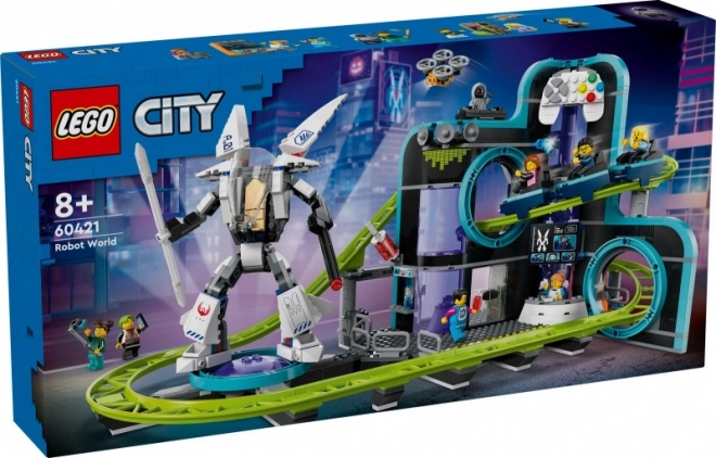 Lego City Park svet robotov s rollercoasterom