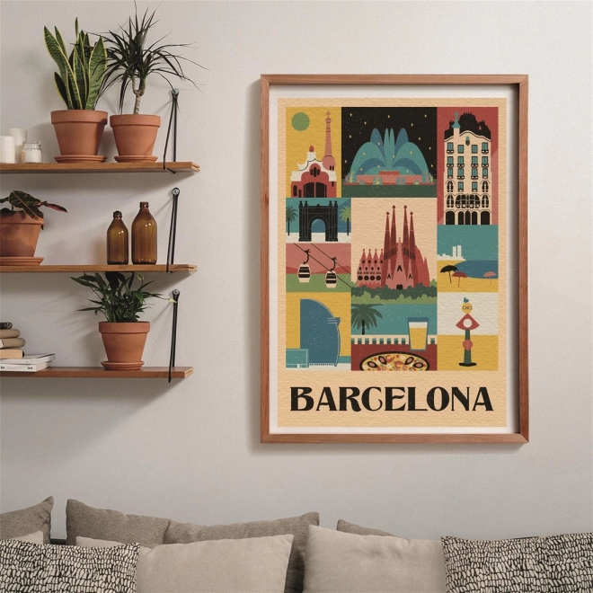 Puzzle Style in the City: Barcelona 1000 dielikov