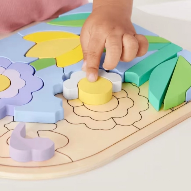 Drevené puzzle Kvety od Fisher-Price