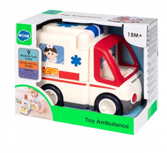 Ambulancia s hudbou a svetlom Hola