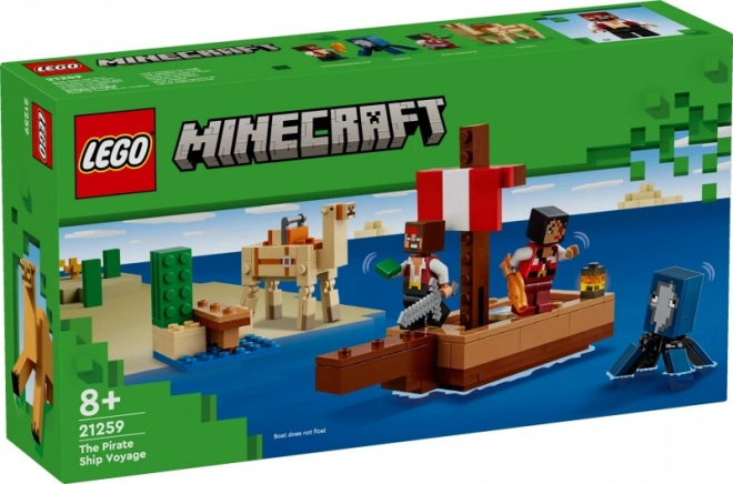 Lego Minecraft Rejs Pirátskou Loďou