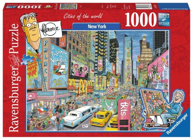 Ravensburger puzzle Mestá sveta: New York 1000 dielikov