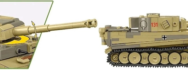 Model tanku Panzer VI Tiger I č. 131 od COBI