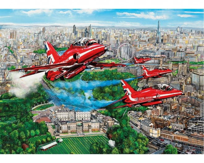 Puzzle Red Arrows nad Londýnom 1000 dielikov