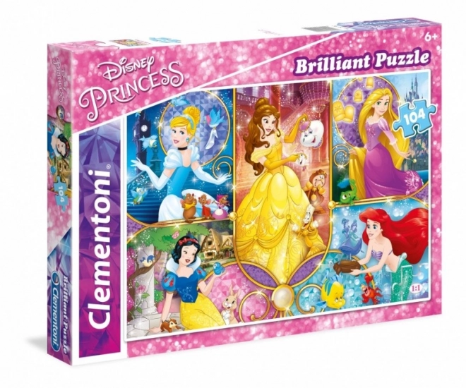 Puzzle 104 dielikov - Disney princezné