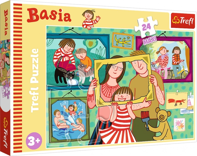 Puzzle Basia a jej deň MAXI 24 dielikov