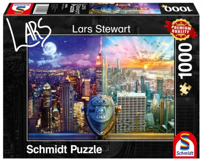 Puzzle Deň a noc: New York 1000 dielikov