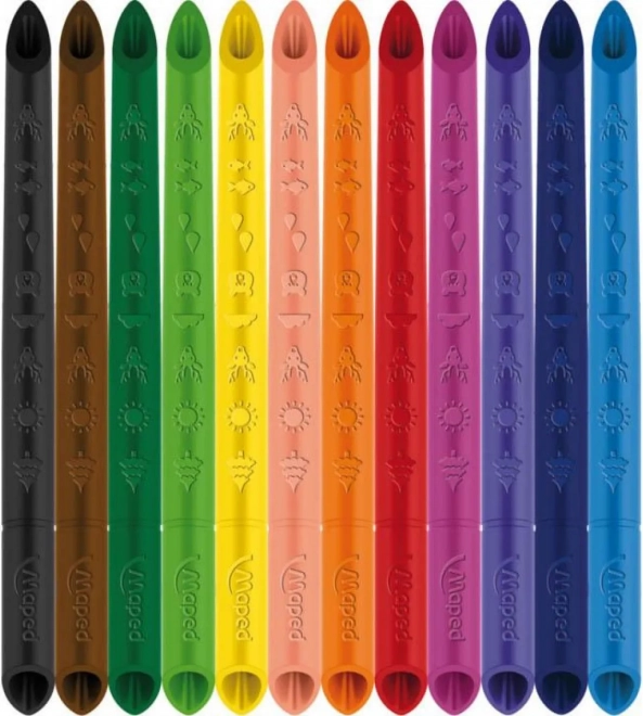 Súprava pasteliek a fixiek Maped Color'Peps Infinity a Jungle