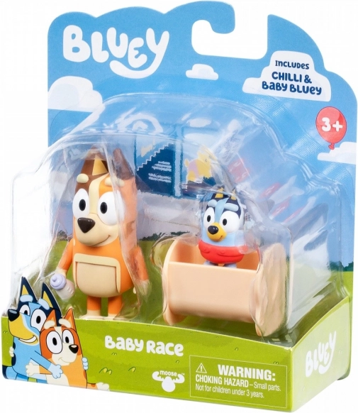 Súprava figúrok Bluey 2ks Baby Bluey a Chilli