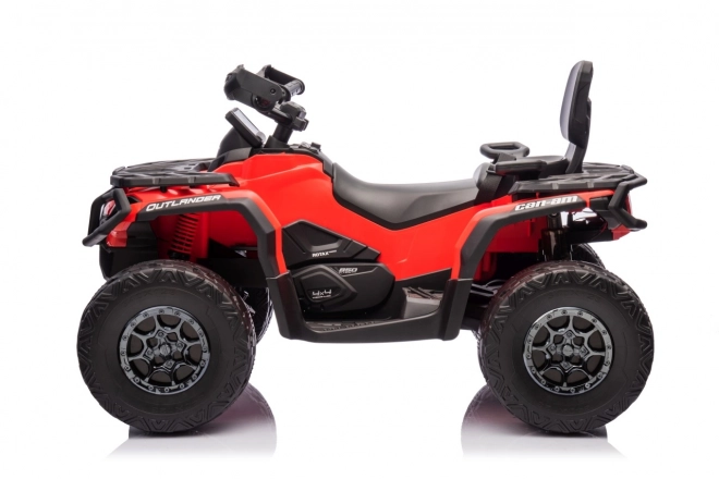 Elektrická detská štvorkolka Can-Am Outlander červená