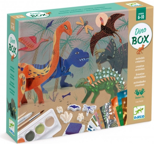 Luxusná výtvarná sada Dinosaury