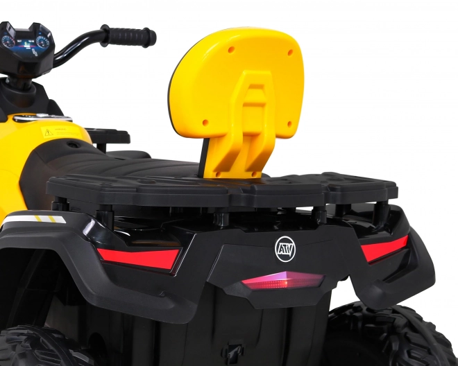 Štvorkolka XT-Speed pre deti žltá + 4x4 + EVA + pomalý štart + rádio MP3 + LED dióda