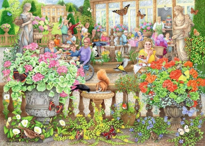 Ravensburger Puzzle Kavárna v oranžérii 1000 dielikov