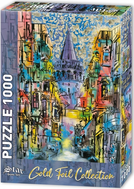 Metalické puzzle Galatská veža 1000 dielikov