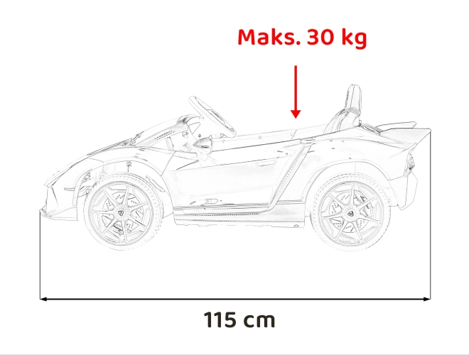 Elektrické autíčko Lamborghini