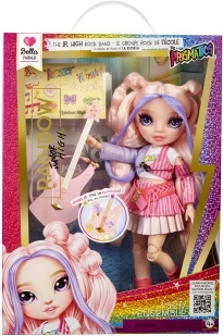 Rainbow High junior módna bábika Bella s basovou gitarou